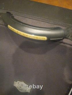 FREE SHIPPING! Harley Bar & Shield Zippered Touring Luggage Bag Black