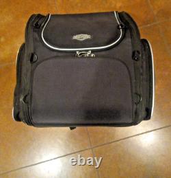 FREE SHIPPING! Harley Bar & Shield Zippered Touring Luggage Bag Black