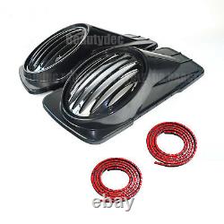 Fairing Factory 6x9 Slop Speaker Lids Gasket for Pre-2013 Harley Touring Bagger