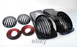 Fairing Factory 6x9 Slop Speaker Lids Gasket for Pre-2013 Harley Touring Bagger