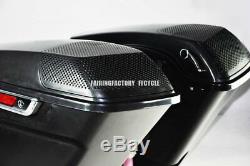 Fairing Factory CVO Style 6x9 Speaker Lids for 14-later Harley Touring Saddlebag