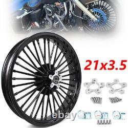 Fat Spoke Front Wheel 21x3.5 For Harley Touring Electra Road Glide FLHT 00-07