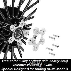 Fat Spoke Front Wheel 21x3.5 For Harley Touring Electra Road Glide FLHT 00-07