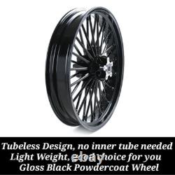 Fat Spoke Wheels Rims 21X3.5 16X5.5 for Harley Touring Road Glide FLTRU 09-24