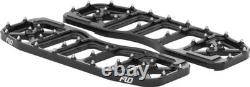 Flo V5 Moto Boards Floorboards Pair Black Harley Tour Glide Ultra Glide 96