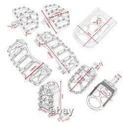 Floorboards Foot Peg MX Style Shifter Lever Pegs For Harley Touring Street Glide