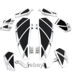 Floorboards FootBoard Brake Pedal Shifter Peg Set For Harley Touring Road Glide