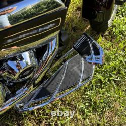 Floorboards FootBoard Brake Pedal Shifter Peg Set For Harley Touring Road Glide