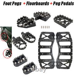 Footpegs MX Style Floorboard Shifter Pegs Brake Peda For Harley Touring Softail