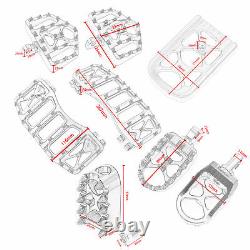 Footpegs MX Style Floorboard Shifter Pegs Brake Peda For Harley Touring Softail