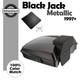 For 97+ Harley/softail Advanblak Rushmore Razor Tour Pack Black Jack Metallic