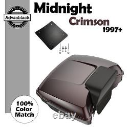 For 97+ Harley/Softail Advanblak Rushmore Razor Tour Pak Pack MIDNIGHT CRIMSON