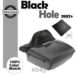 For 97+ Harley/Softail BLACK HOLE Advanblack Rushmore King Tour Pak Pack Pad For 97+ Harley/Softail BLACK HOLE Advanblack Rushmore King Tour Pak Pack Pad