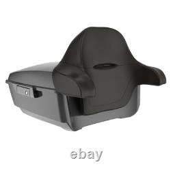 For 97+ Harley/Softail BLACK HOLE Advanblack Rushmore King Tour Pak Pack Pad