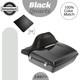 For 97+ Harley/softail Black Quartz Rushmore Chopped Tour Pack Wrap Around