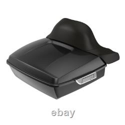 For 97+ Harley/Softail BLACK QUARTZ Rushmore Chopped Tour Pack Wrap Around