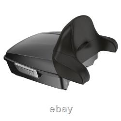 For 97+ Harley/Softail BLACK QUARTZ Rushmore Chopped Tour Pack Wrap Around