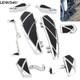 For Harley Floorboards Heel Toe Shift Levers Rear Footboard Touring Street Glide