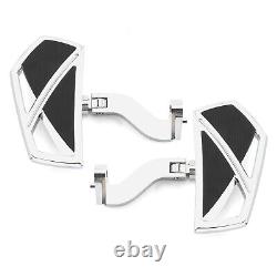 For Harley Floorboards Heel Toe Shift Levers Rear Footboard Touring Street Glide