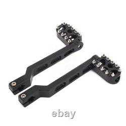 For Harley Street Glide Softail MX Style Foot Peg Floorboards Shifter Peg Pedals