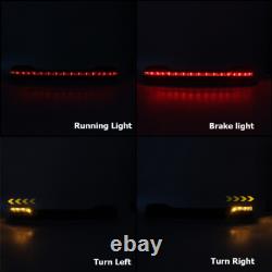 For Harley Touring 14+ Tour Pak Pack Trunk LED Brake Turn King Tail Light Lamp