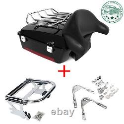 For Harley Touring 1997-2008 Chopped Tour Pack Trunk Mount Rack Docking Hardware