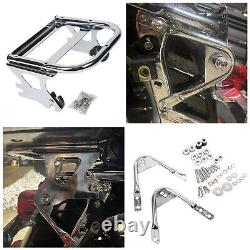 For Harley Touring 1997-2008 Chopped Tour Pack Trunk Mount Rack Docking Hardware