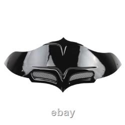 For Harley Touring Road Glide 2015-2023 Windshield Wave Windscreen Fairing Black