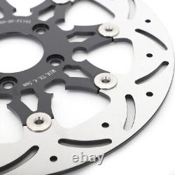 Front Rear 11.5 Brake Rotors Pads Touring 2000-2007 Road King Electra Road Glide