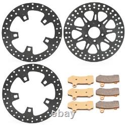 Front Rear 11.8 Brake Rotors Pads Touring 14-23 Street Glide FLHX Special FLHXS