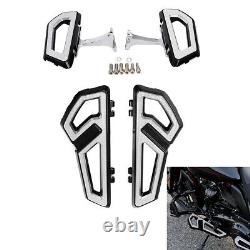 Front Rear Floor Board Footboards Fit For Harley Touring Electra Glide 1993-2023