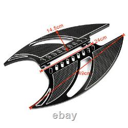 Front Rear Floorboards Foot Peg Fit For Harley Touring Glide Softail Dyna CVO