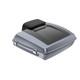 Gauntlet Gray Metallic/vivid Black 2-tone Razor Tour Pak Pack For Harley Touring
