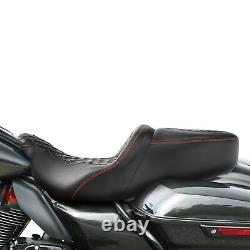 Gel Driver Passenger & Seat Fit For Harley Touring Street Road Glide 2009-2023