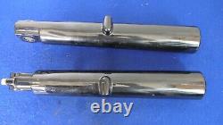 Genuine Harley Davidson Touring Road Glide BLACK 41mm Dual Disk Sliders 2000-13