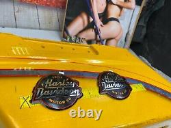 Genuine Harley Touring Fuel Gas Tank Set Emblems Badges Aluminum OEM