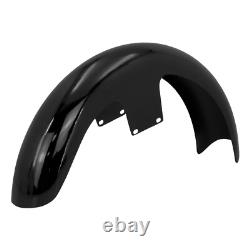 Gloss Black 120/ 21 Wrap Front Fender Fit For Harley Touring Electra Road Glide