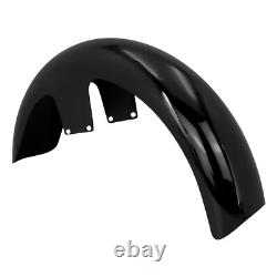 Gloss Black 120/ 21 Wrap Front Fender Fit For Harley Touring Electra Road Glide
