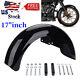 Gloss Black 17 Wrap Front Fender For Harley Touring Street Glide Road Glide Usa