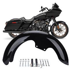 Gloss Black 17 Wrap Front Fender For Harley Touring Street Glide Road Glide USA