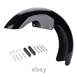 Gloss Black 17 Wrap Front Fender For Harley Touring Street Glide Road Glide USA