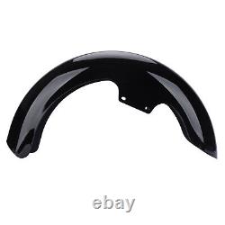 Gloss Black 17 Wrap Front Fender For Harley Touring Street Glide Road Glide USA