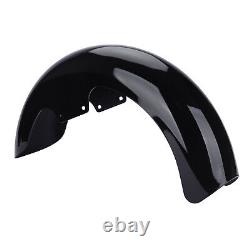 Gloss Black 17 Wrap Front Fender For Harley Touring Street Glide Road Glide USA