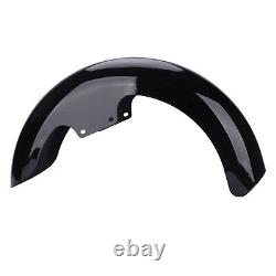 Gloss Black 17 Wrap Front Fender For Harley Touring Street Glide Road Glide USA