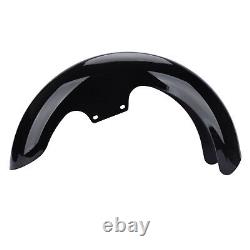 Gloss Black 17 Wrap Front Fender For Harley Touring Street Glide Road Glide USA