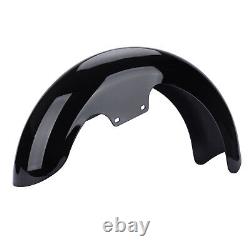 Gloss Black 17 Wrap Front Fender For Harley Touring Street Glide Road Glide USA