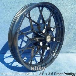 Gloss Black 21 Prodigy Front Wheel 08-23 Road Glide FLTR FLHX Touring Harley