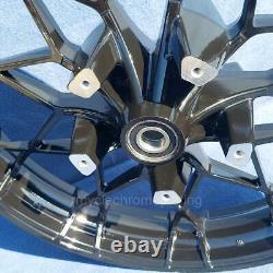 Gloss Black 21 Prodigy Front Wheel 08-23 Road Glide FLTR FLHX Touring Harley