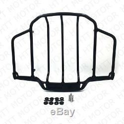 Gloss Black Luggage Rack Trail For Harley Air Wing Tour Pak Trunk Pack 1993-2013