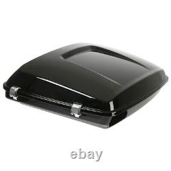 Gloss Black Razor Pack Trunk Fit For Harley Touring Tour Pak Road Glide 14-2022